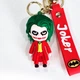 Брелок Джокер гумовий об'ємний Joker DC на рюкзак, на ключі підвіска - зображення 2