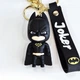 Брелок Бэтмен резиновый объемный Batman DC на ключе, на рюкзак подвеска - изображение 3