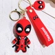 Брелок Дедпул гумовий об'ємний Deadpool Марвел на рюкзак, на ключі підвіска - зображення 2