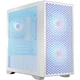 Компьютерный корпус LogicConcept DART PRO Mini-Tower mATX, белый Mesh, 3×120 мм ARGB – сборка с охлаждением - изображение 1