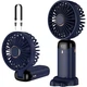 Портативний вентилятор Mini fan XL-880 діаметр 9 см з підставкою для телефону та дисплеєм - зображення 2
