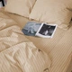 Простынь MirSon Бязь 17-0602 Stripe Creamy 220x240 см (2200008050078) - изображение 3