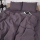 Простынь MirSon Бязь 17-0603 Stripe Violet 220x240 см (2200008051075) - изображение 5