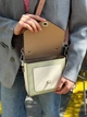 Сучасна та стильна шкіряна жіноча сумка кроссбоді Lamponi Chest one, pink/light green/ivory - зображення 9