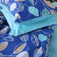 Простынь MirSon Бязь 17-0238-1 Nivesl Синяя King Size 220x240 см 100% Хлопок (2200008615673) - изображение 5