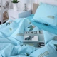 Простынь MirSon Бязь 17-4736 Green leaves 220x240 см (2200008926144) - изображение 4