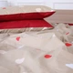 Простынь MirSon Ranforce Elite 17-4750 Multicolored hearts 220x240 см (2200008933692) - изображение 2