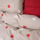 Простынь MirSon Ranforce Elite 17-4750 Multicolored hearts 220x240 см (2200008933692) - изображение 5