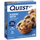 Quest Nutrition, QuestBar (60г), протеиновые батончики 4 шт., кекс с голубикой - изображение 1