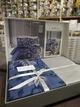 Двоспальний Євро комплект First Choice Living navy blue Сатин - зображення 3