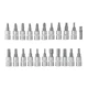 Набор инструментов 46 ед. storm, 1/4", Сr-v Intertool (ET-8046) - изображение 2