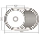 Мийка кухонна ZERIX Z7750-08-180D (decor) (ZX1597) - зображення 3