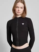 Кофта в рубчик на молнии Guess L черный V5GP27KCRS2 5272 - изображение 2