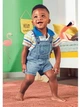 Полукомбинезон набор 2 шт. для мальчика Lupilu LIDL 314493 074 см (6-9 months) Синий - изображение 3