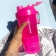 Шейкер спортивний SmartShake Original2GO 600ml Neon Pink - изображение 4