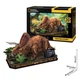3D пазл CubicFun National Geographic Dino Трицератопс (DS1052h) - изображение 5
