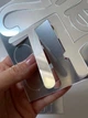 Настенные часы DIY с зеркальным 3D эффектом "Sigma mini" серебристые - бескаркасные настенные 3Д часы, самоклеящиеся 40 х 40 см (1013120) - изображение 5