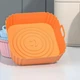 Квадратна силіконова форма для аерогриля / духовки / мультипечі Smile багаторазова форма для випічки / м'яса / риби / овочів, 22х18.5х5.5 см, помаранчевий (105878339) - зображення 5