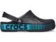 Чоловічі крокси CROCS Bayaband Logo Motion Clog Black (38-39, чорні) - зображення 12
