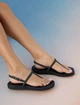 Жіночі сандалі Crocs Miami Thong Flip Black (37-38, чорний) - зображення 3