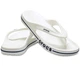 Чоловічі Крокс в'єтнамки Баябенд БІлі Crocs Bayaband Flip White/Navy (48/49, білий) - зображення 1