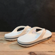 Чоловічі Крокс в'єтнамки Баябенд БІлі Crocs Bayaband Flip White/Navy (48/49, білий) - зображення 5