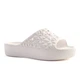 Жіночі шльопанці Crocs Slade Geometric White (38-39, білий) - зображення 10