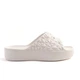 Жіночі шльопанці Crocs Slade Geometric White (38-39, білий) - зображення 12