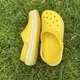 Жіночі крокси Crocs Crocband Clog Yellow Lemon/White (42-43, жовтий) - зображення 5