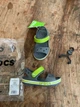 Дитячі сандалії для хлопчика Crocs Bayaband Sandal Kids Charcoal (30/31, сірі) - зображення 2