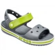 Дитячі сандалії для хлопчика Crocs Bayaband Sandal Kids Charcoal (30/31, сірі) - зображення 5