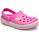 Дитячі крокси для дівчинки Crocs Crocband Kids Electric Pink / Cantaloupe (34/35, рожевий) - зображення 6