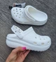 Жіночі крокси Crocs Classic Crush Clog White (42-43, білий) - зображення 5