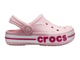 Дитячі крокси для дівчинки Crocs Kids Bayaband Clog Ballerina Pink/Candy Pink (27/28, рожевий) - изображение 5