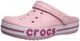 Дитячі крокси для дівчинки Crocs Kids Bayaband Clog Ballerina Pink/Candy Pink (27/28, рожевий) - изображение 6