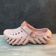 Жіночі крокси Crocs Echo Clog Atmosphere Stucco Pink Clay (40-41, рожевий) - изображение 7