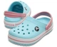 Дитячі крокси для дівчинки Crocs Crocband Kids Ice Blue/White (31/32, блакитні) - изображение 1