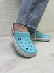 Дитячі крокси для дівчинки Crocs Crocband Kids Ice Blue/White (31/32, блакитні) - изображение 2