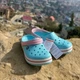 Дитячі крокси для дівчинки Crocs Crocband Kids Ice Blue/White (31/32, блакитні) - изображение 9