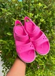 Дитячі сандалії Crocs Preschool Crocband II Sandal Paradise Pink/Carnation (32/33, розовий) - зображення 3