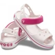 Дитячі сандалії для дівчинки Crocs Crocband Sandal Kids Barely Pink (25/26, бежевий) - изображение 1
