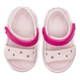 Дитячі сандалії для дівчинки Crocs Crocband Sandal Kids Barely Pink (25/26, бежевий) - изображение 6