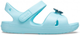 Дитячі сандалії для дівчинки Crocs Classic Kids Cross-Strap Sandal Ice Blue (27/28, блакитні) - изображение 7