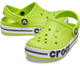 Дитячі крокси-сабо для хлопчика Crocs Bayaband Clog Kids' Lime Punch/Navy (25/26, зелений) - изображение 1
