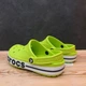 Дитячі крокси-сабо для хлопчика Crocs Bayaband Clog Kids' Lime Punch/Navy (25/26, зелений) - изображение 6