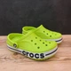 Дитячі крокси-сабо для хлопчика Crocs Bayaband Clog Kids' Lime Punch/Navy (25/26, зелений) - изображение 9