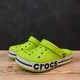 Дитячі крокси-сабо для хлопчика Crocs Bayaband Clog Kids' Lime Punch/Navy (25/26, зелений) - изображение 11