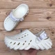 Чоловічі крокси ехо білі Crocs Echo Clog White (48/49, білий) - зображення 3