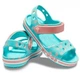 Дитячі сандалії для дівчинки Crocs Bayaband Sandal Kids Pool (32/33, блакитні) - зображення 1