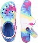 Дитячі Крокс Клог Утеплені Світло Сині Crocs Classic Lined Clog Tie Dye Powder Blue /Multi (34/35, світло синій) - изображение 10
